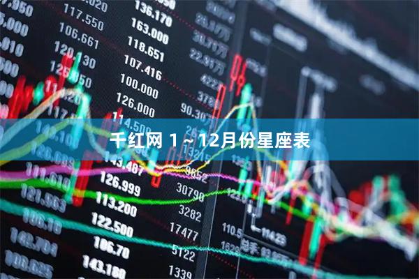 千红网 1～12月份星座表